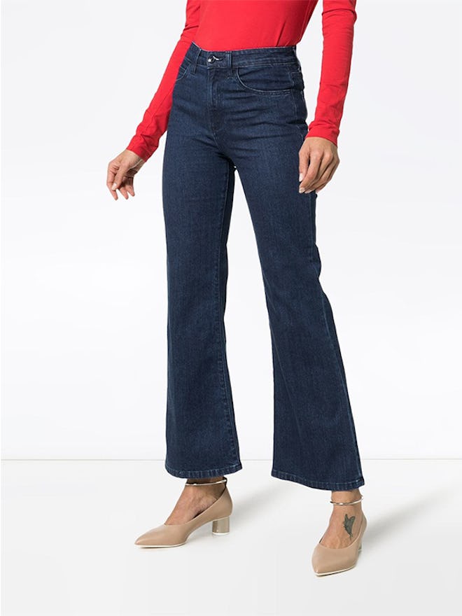 Jacqueline Cropped Flared Jeans