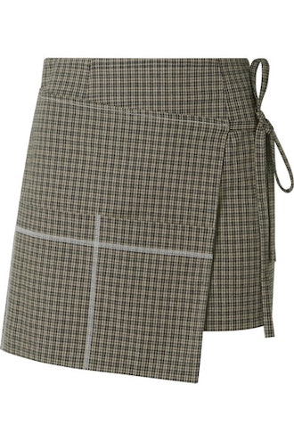 Checked Mini Skirt