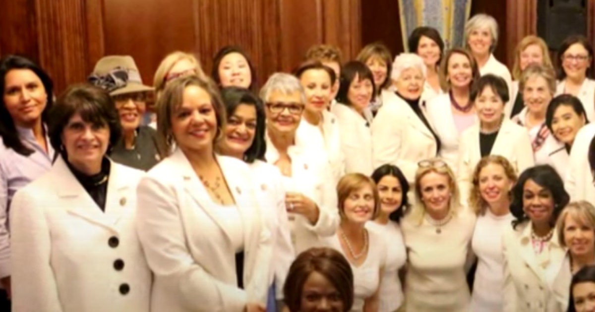 White outfits at state of the union address White outfits at state of the union address