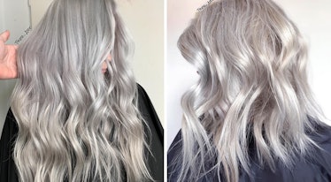 These Photos Of Silver Hair Are The Inspo You'll Want To Take To The Salon