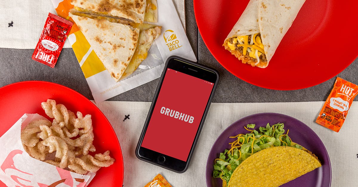 Grubhub Is Now Delivering Taco Bell Nationwide, With Free Delivery For ...