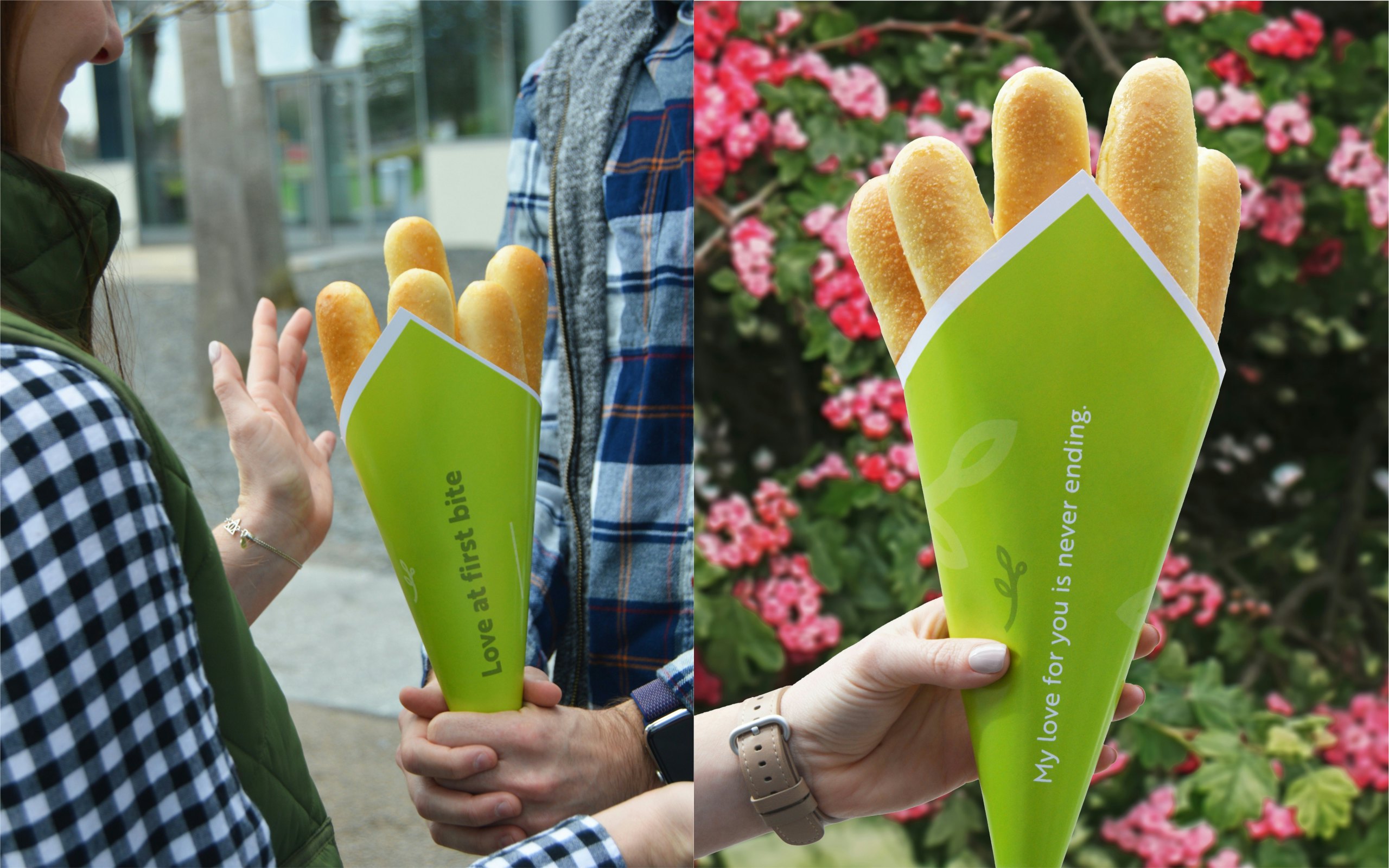 Olive Garden Breadstick Bouquets For Valentine S Day Are So Easy