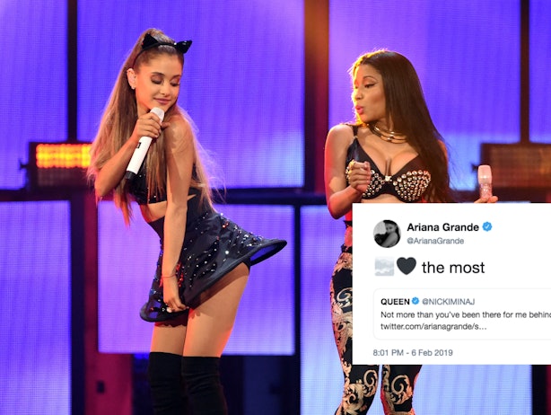 Nicki Minaj And Ariana Grande Shut Down Feud Rumors With Tweets About