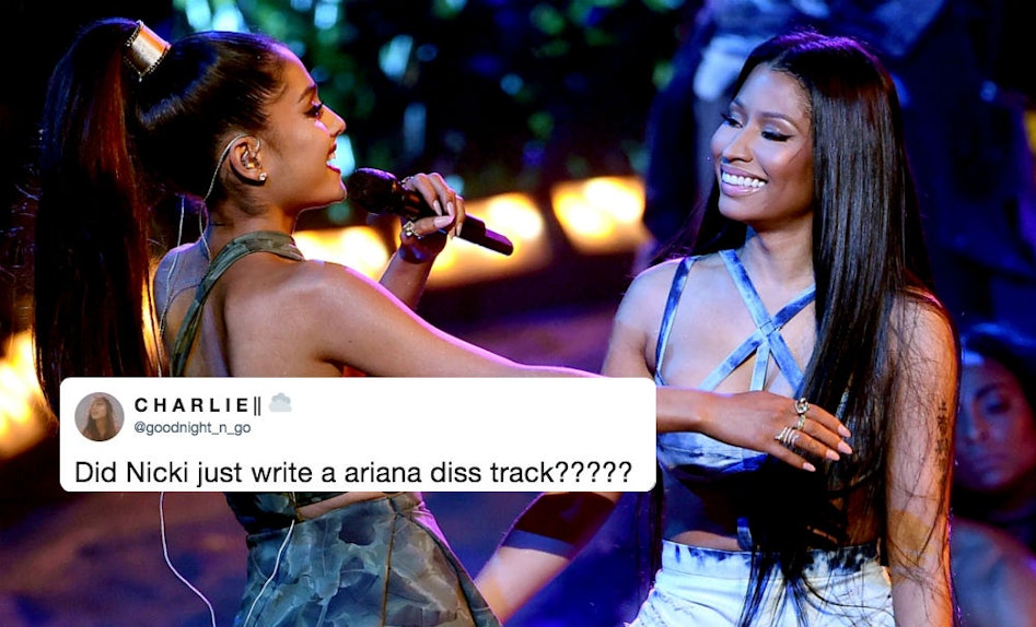Ariana Grandes Response To Rumors Nicki Minaj Dissed Her