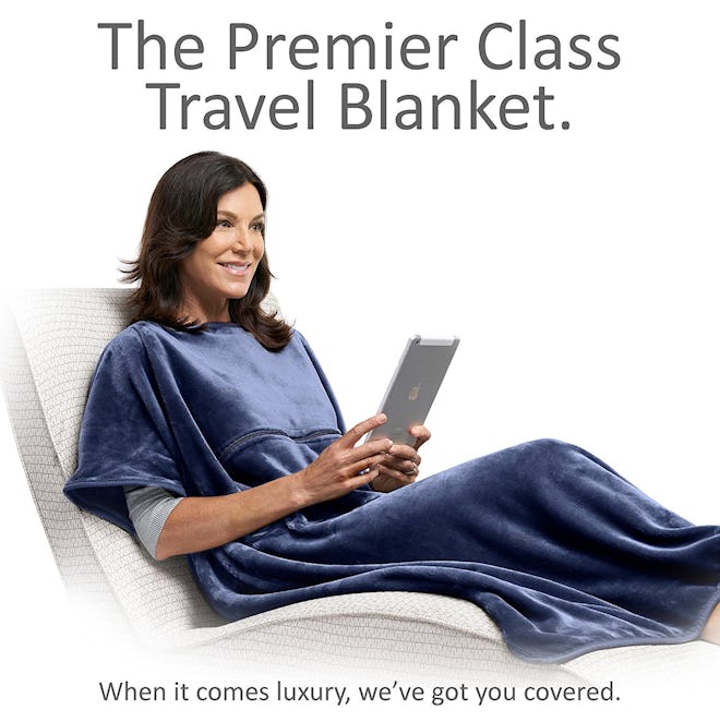 Travelrest 4-in-1 Premier Class Travel Blanket with Pocket