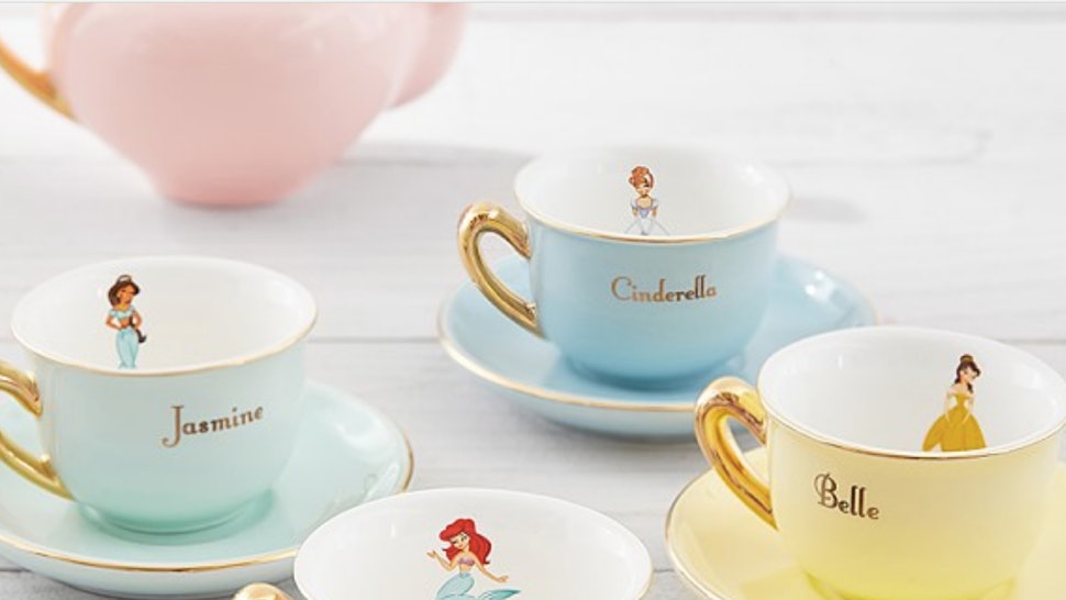 This Disney Princess Tea Set From Pottery Barn Kids Is Actually A