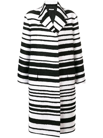 Graphic Striped Coat