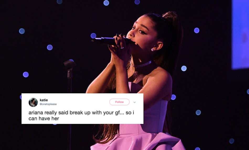 The Tweets About Ariana Grande S Break Up With Your Girlfriend I M Bored Video Are Hype - ariana grande break up with your girlfriend i m bored roblox id