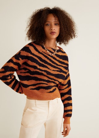 Tiger Print Sweater