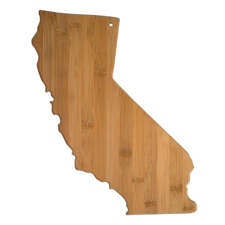 Totally Bamboo State Shaped Cutting Board