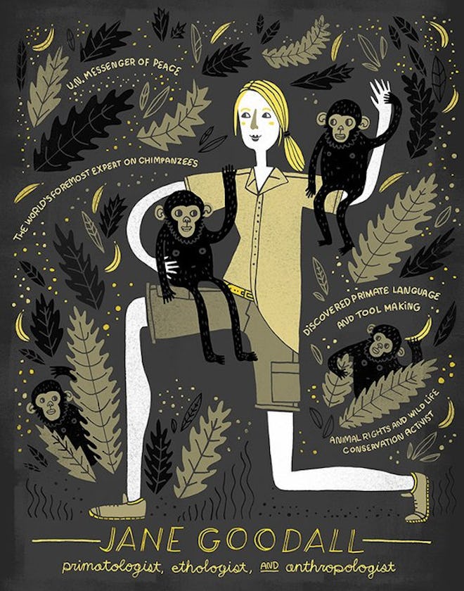 Women In Science: Jane Goodall Poster 