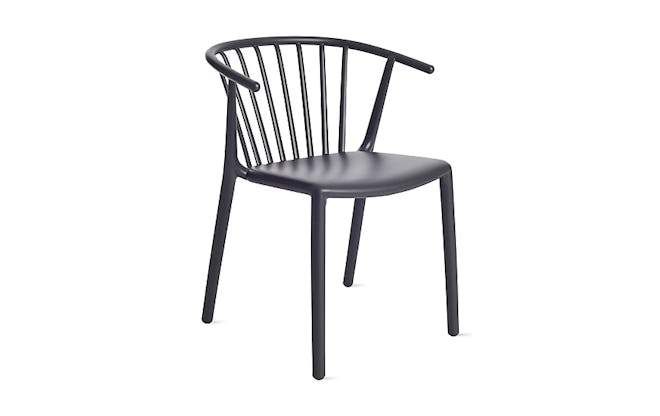 Woody Armchair, Charcoal Grey