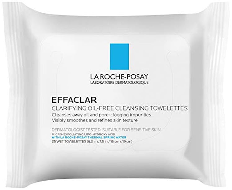La Roche-Posay Effaclar Clarifying Oil-Free Cleansing Towelettes (25-Count, Pack of 1)