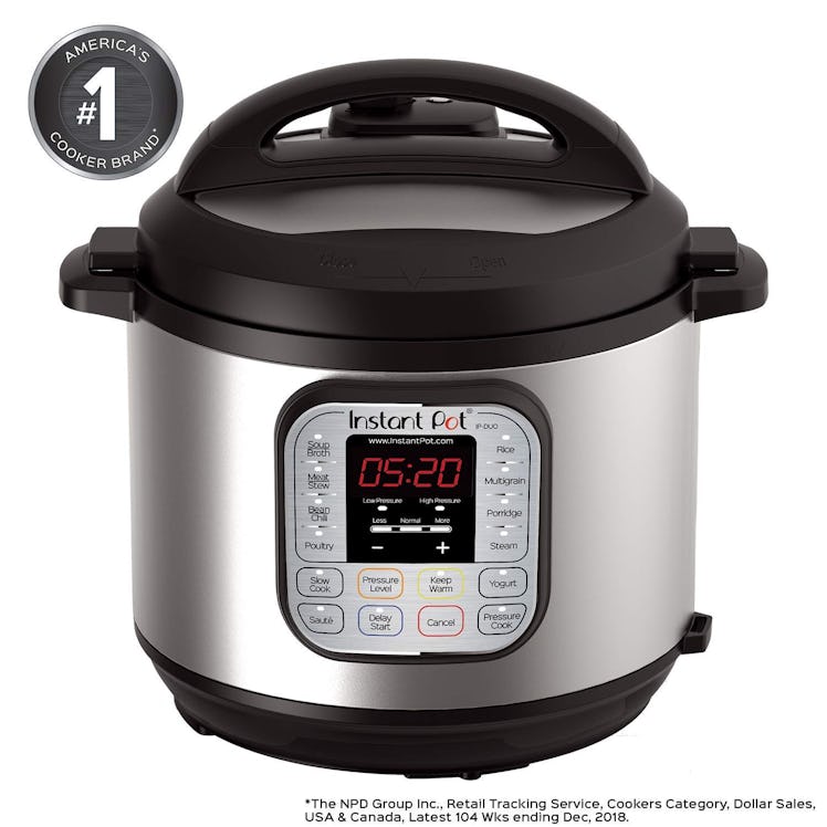 Instant Pot DUO60 6 Qt 7-in-1 Multi-Use Programmable Pressure Cooker