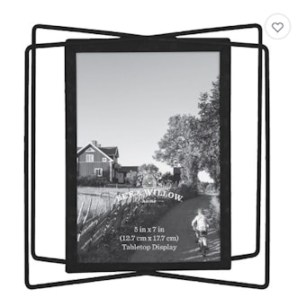 Bee & Willow Home 5-Inch x 7-Inch Metal Photo Frame in Black