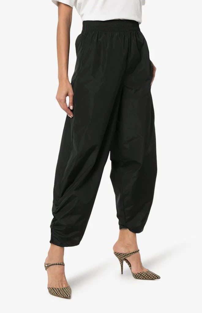 High-Waisted Loose Fit Trousers