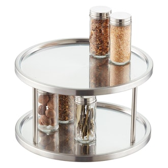 2-Tier Stainless Steel Lazy Susan