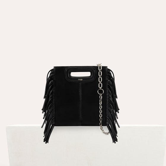 M MINI-BAG WITH LEATHER FRINGES