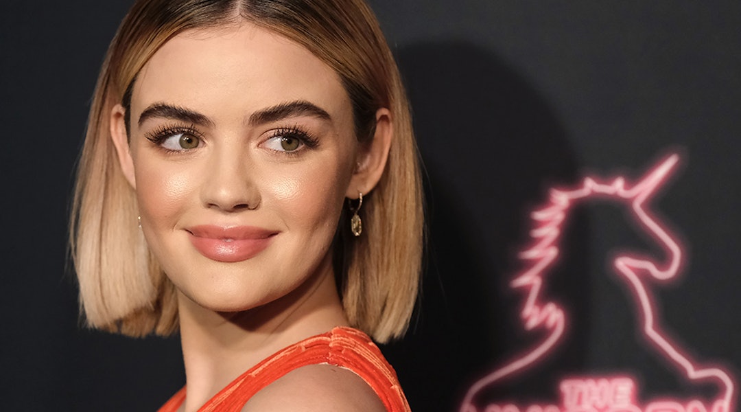 Lucy Hale S New Brown Hair Color Is The Glossy Shade You Ve Been