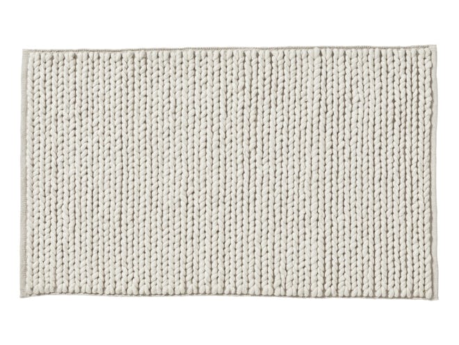 Braided Wool Rug - Ivory 5'x8'