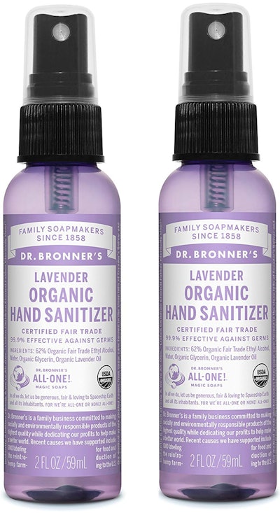 Dr. Bronner's Lavender Organic Hand Sanitizer (2 Pack)