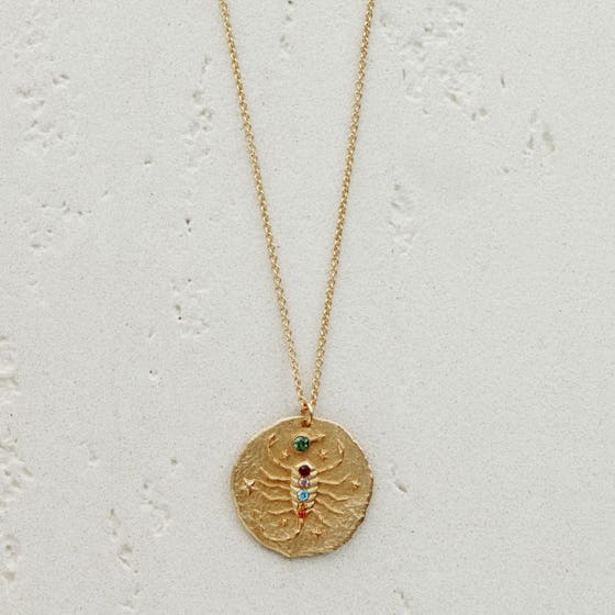 SCORPIO ZODIAC SIGN NECKLACE