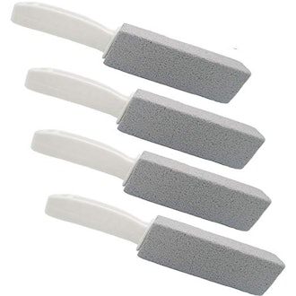 Comfun Toilet Bowl Pumice Cleaning Stone with Handle (4-Pack)
