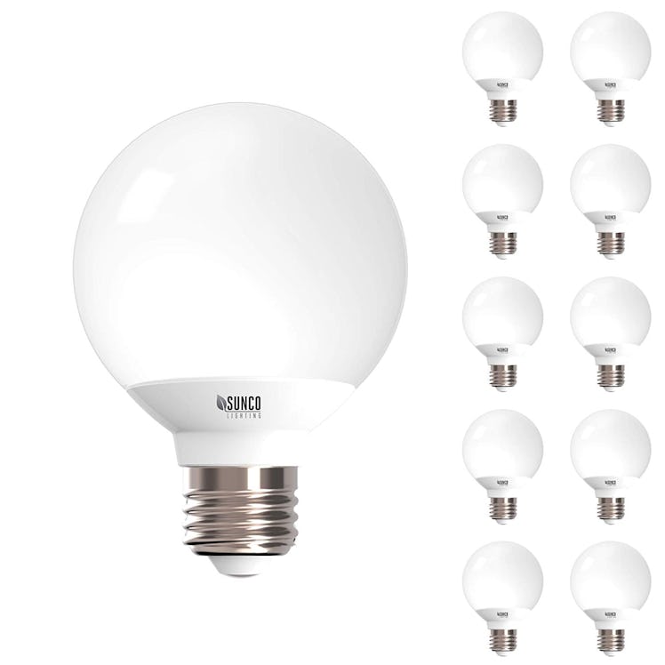 Sunco Lighting LED Globe Vanity Lights (10-Pack)