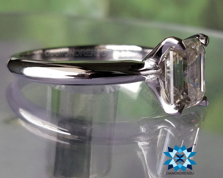 1.5 ct Moissanite Engagement Ring