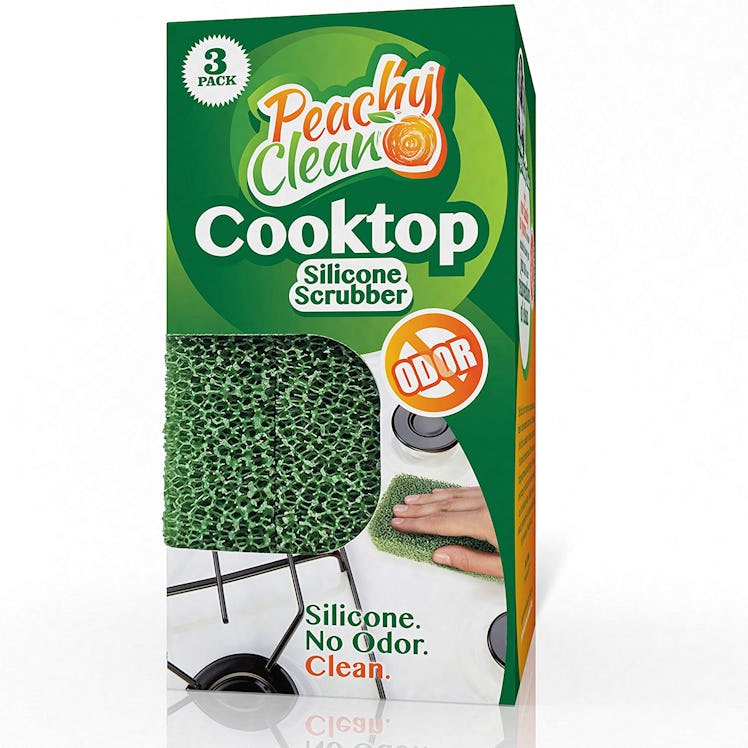 Peachy Clean Antimicrobial Cooktop Scrubbers (3 Pack)