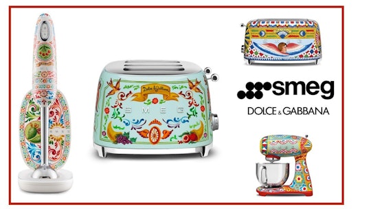 Smeg x Dolce & Gabbana 2 Slice Toaster, Multicolour (Available for