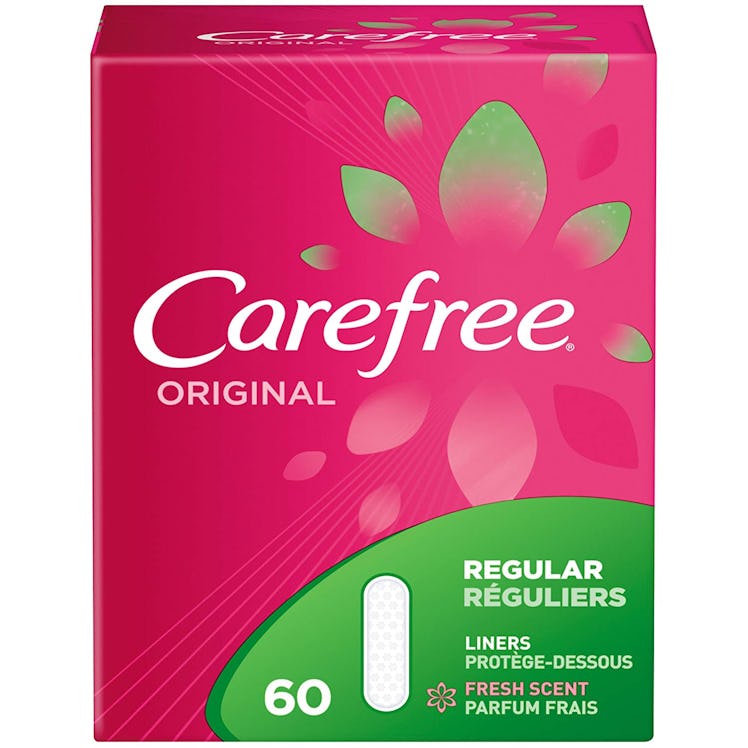 Carefree Original Thin Panty Liners, 60-Count (8 Pack)