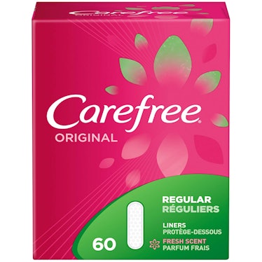 Carefree Original Thin Panty Liners, 60-Count (8 Pack)