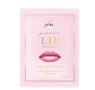Lip Service! 1 Smoothing Biocellulose Lip Mask With Argan & Hibiscus 