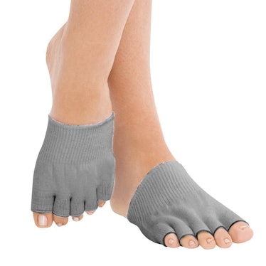 Bcurb Gel Lined Compression Toe Socks