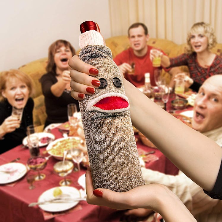 Fred & Friends Sock Monkey Bottle Caddy