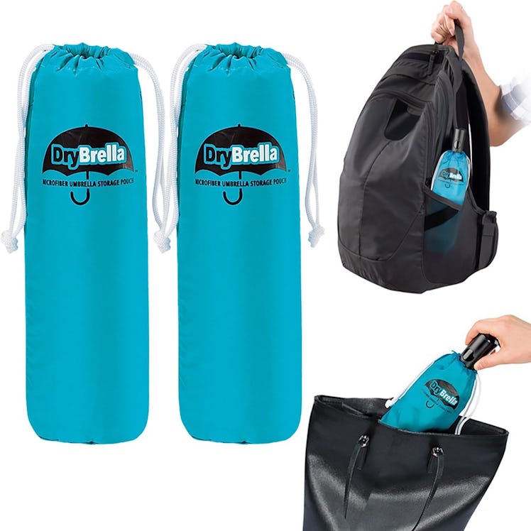 Drybella Microfiber Umbrella Storage Pouch (2 Pack)