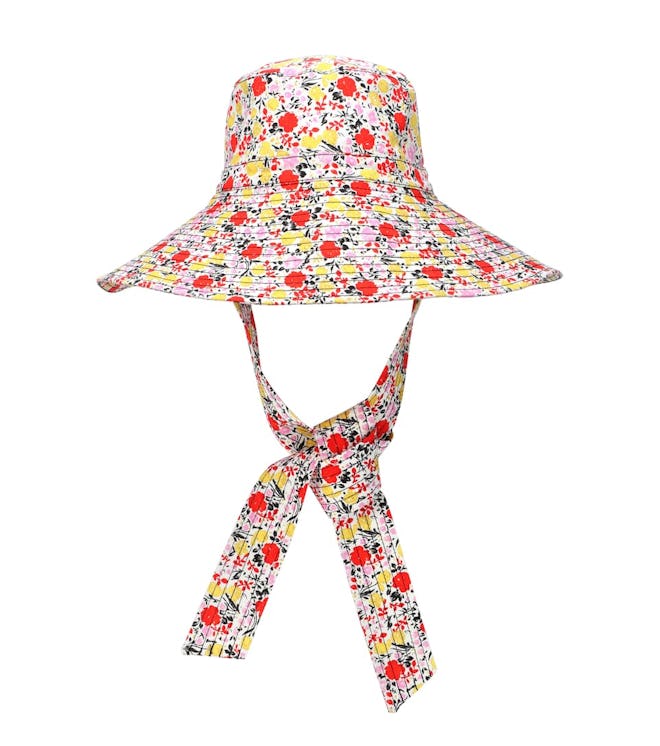 GANNI Exclusive To Mytheresa – Floral Wide-Brim Hat