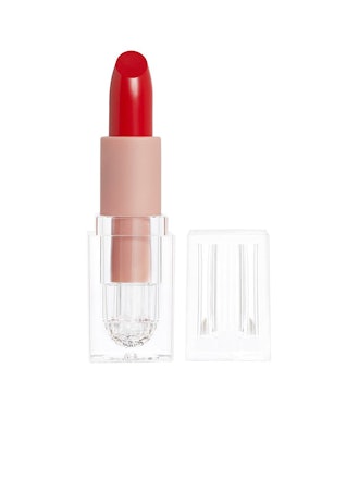 Red Crème Lipstick In Candy Apple