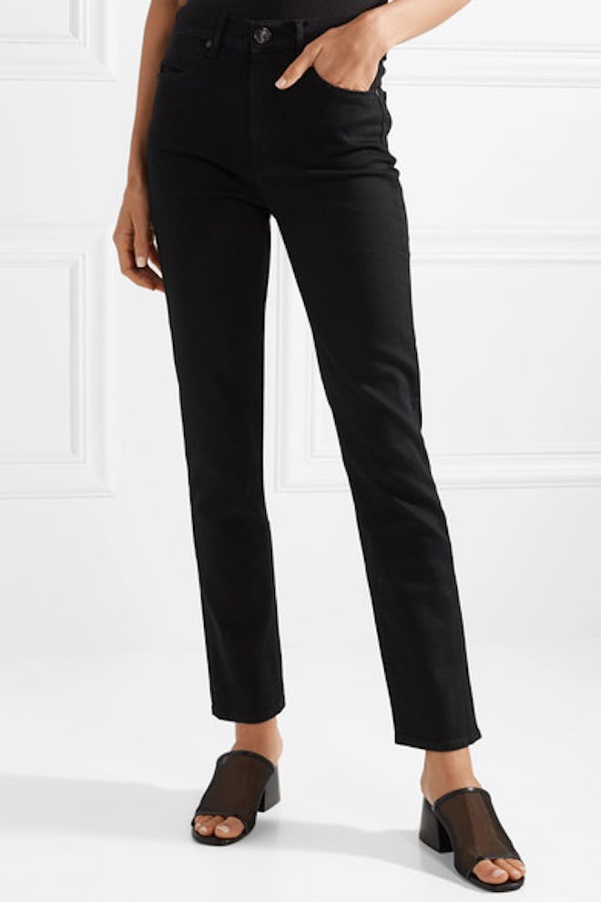 Cigarette High-Rise Slim-Leg Jeans