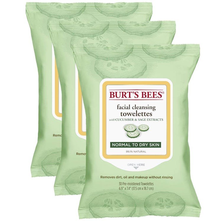 Burt's Bees Sensitive Facial Cleansing Towelettes (3 Pack)