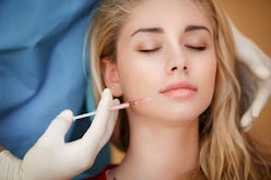 Girl getting injectables procedure done