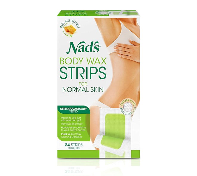 Nad's Body Wax Strips, 24 Count