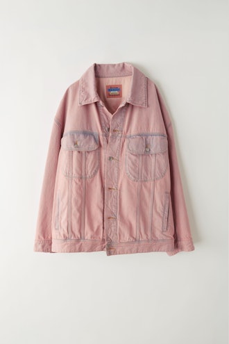Denim jacket blue/pink