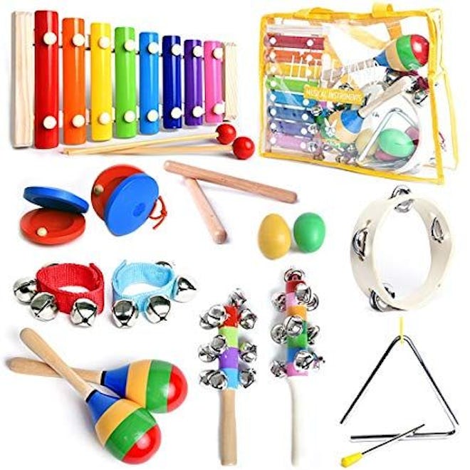 SMART WALLABY ASTM Certified Musical Instruments Set with Xylophone for Kids