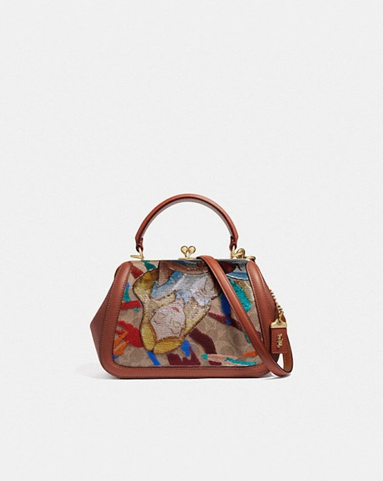  Disney X Coach Frame Bag 23 With Embellished Alice