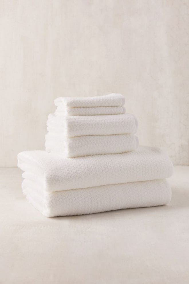 Everplush 6-Piece Diamond Jacquard Bath Towel Set