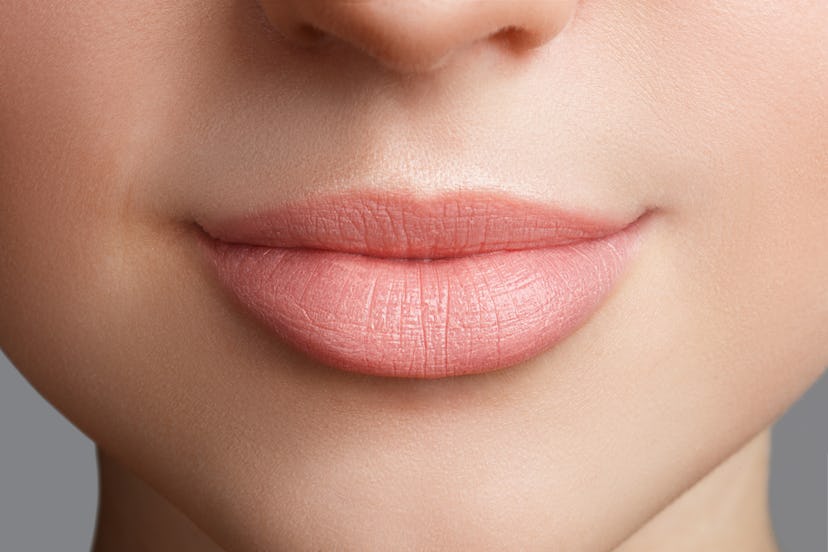 Lips after applying injectables