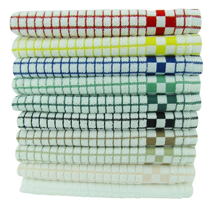 Fecido Classic Kitchen Dish Towels (10 Pack)