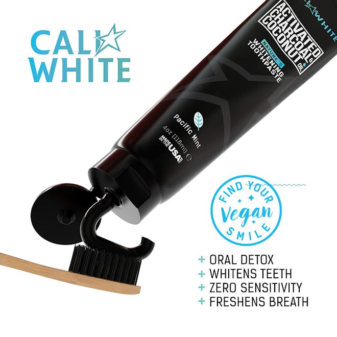 Cali White Activated Charcoal & Coconut Oil Whitening Toothpaste